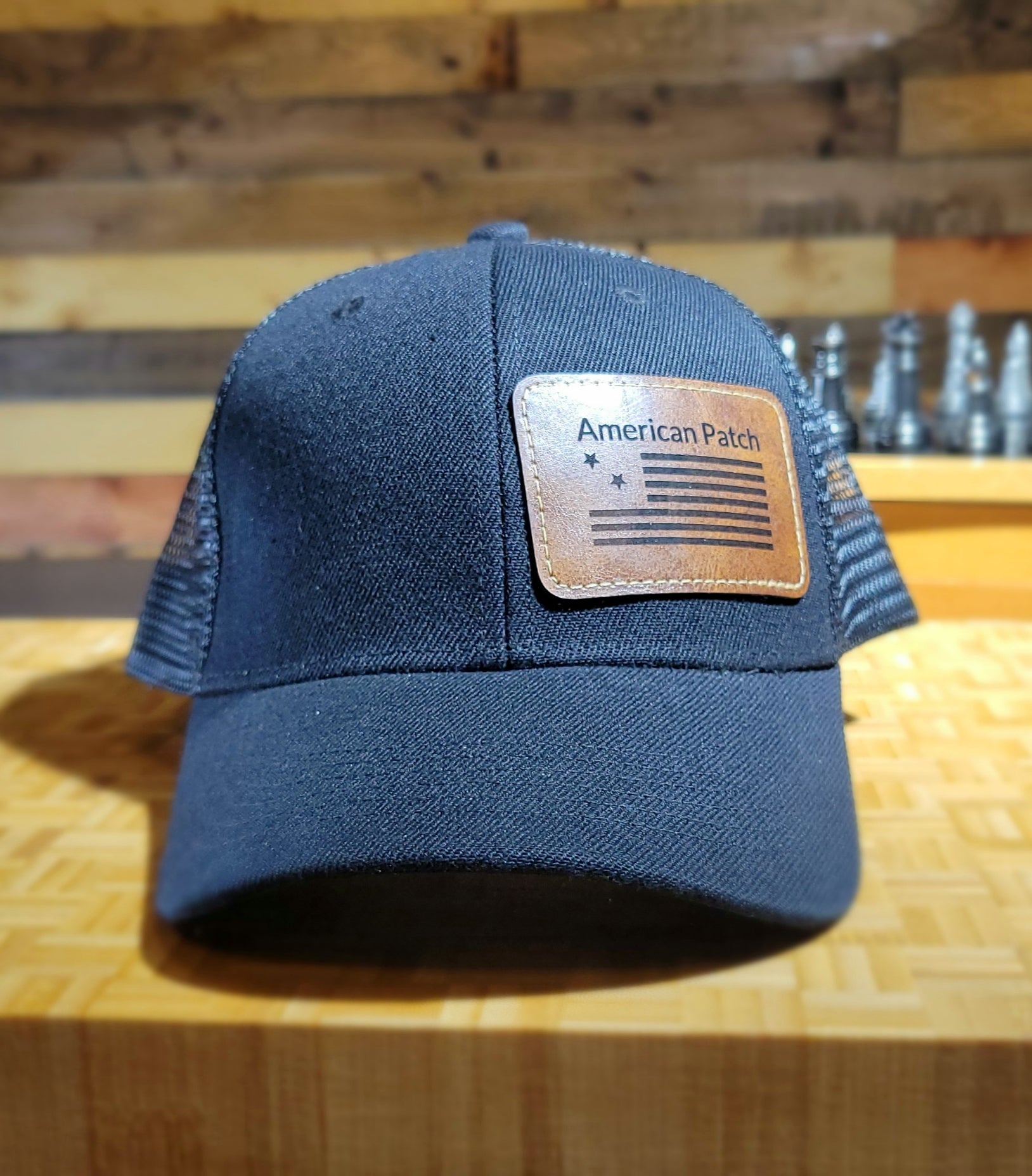 🧢 Premium Trucker Hat with Leather Patch – Rugged, Stylish, Built to Last