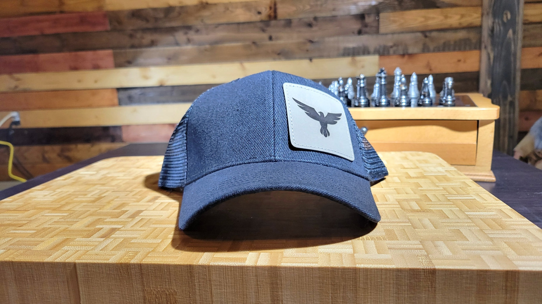 🧢 Premium Trucker Hat with Leather Patch – Rugged, Stylish, Built to Last