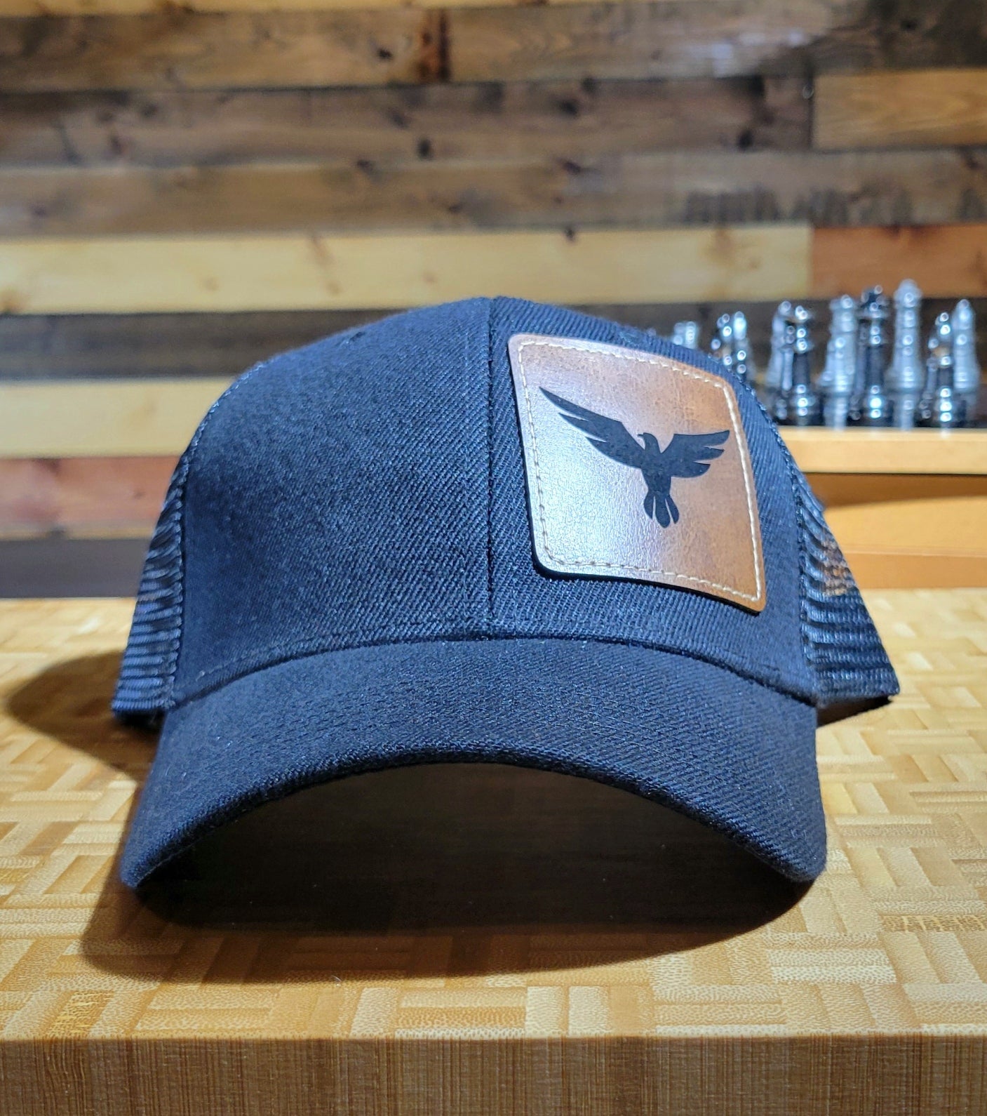 🧢 Premium Trucker Hat with Leather Patch – Rugged, Stylish, Built to Last