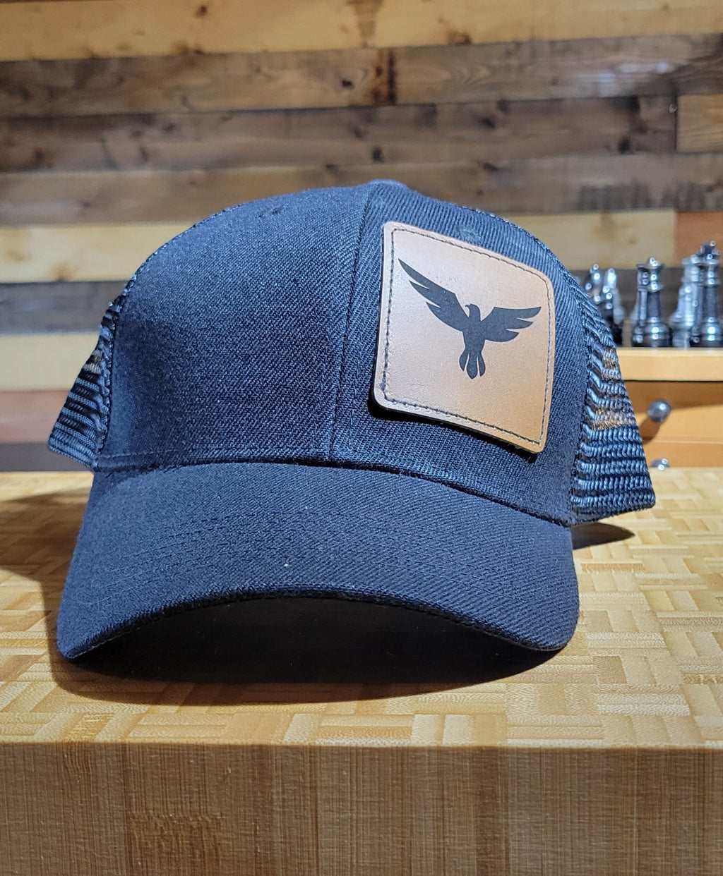🧢 Premium Trucker Hat with Leather Patch – Rugged, Stylish, Built to Last