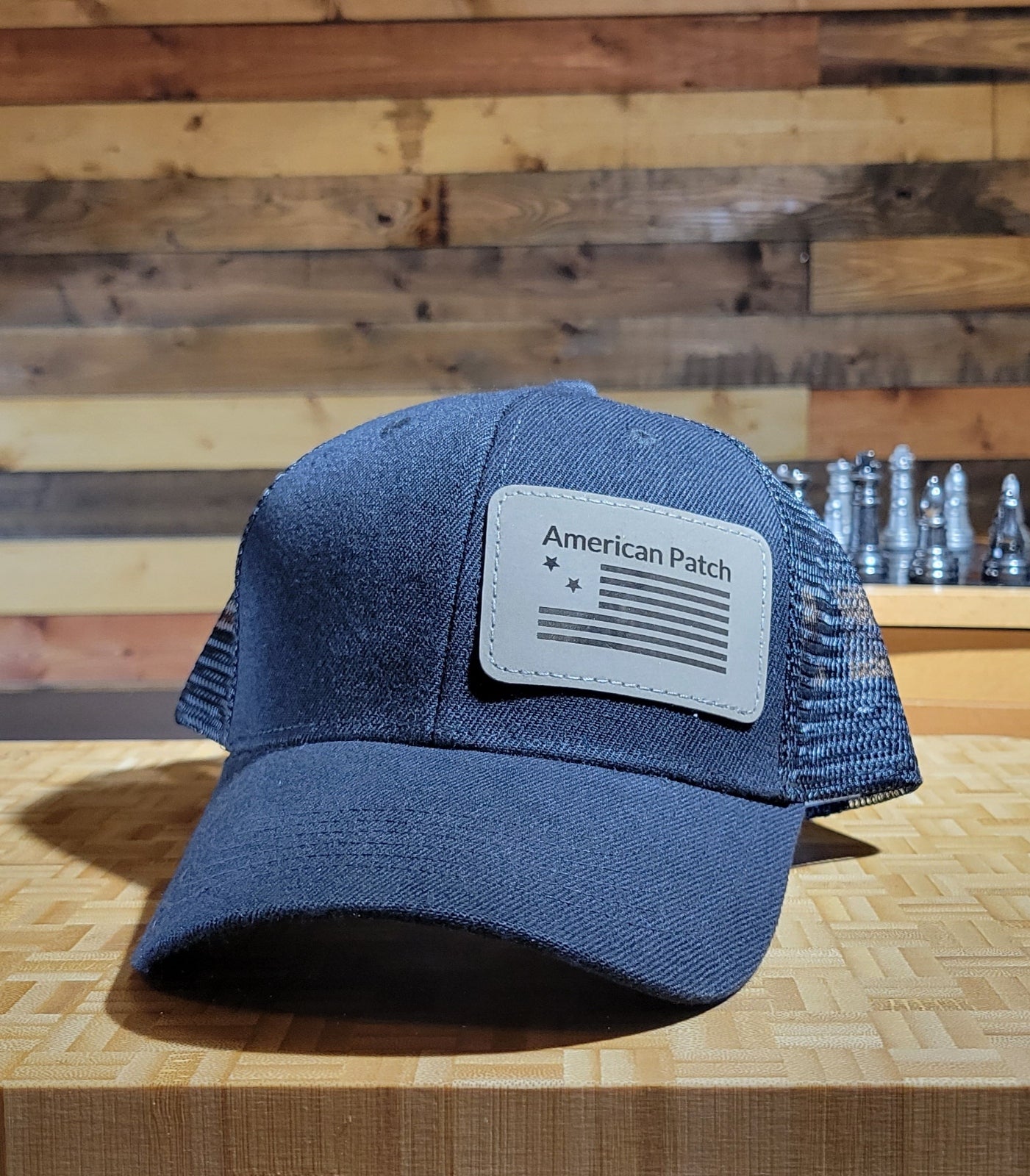 🧢 Premium Trucker Hat with Leather Patch – Rugged, Stylish, Built to Last