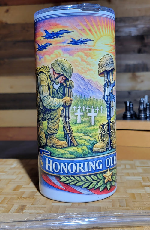 Honoring Our Heroes – 20oz Memorial Tumbler