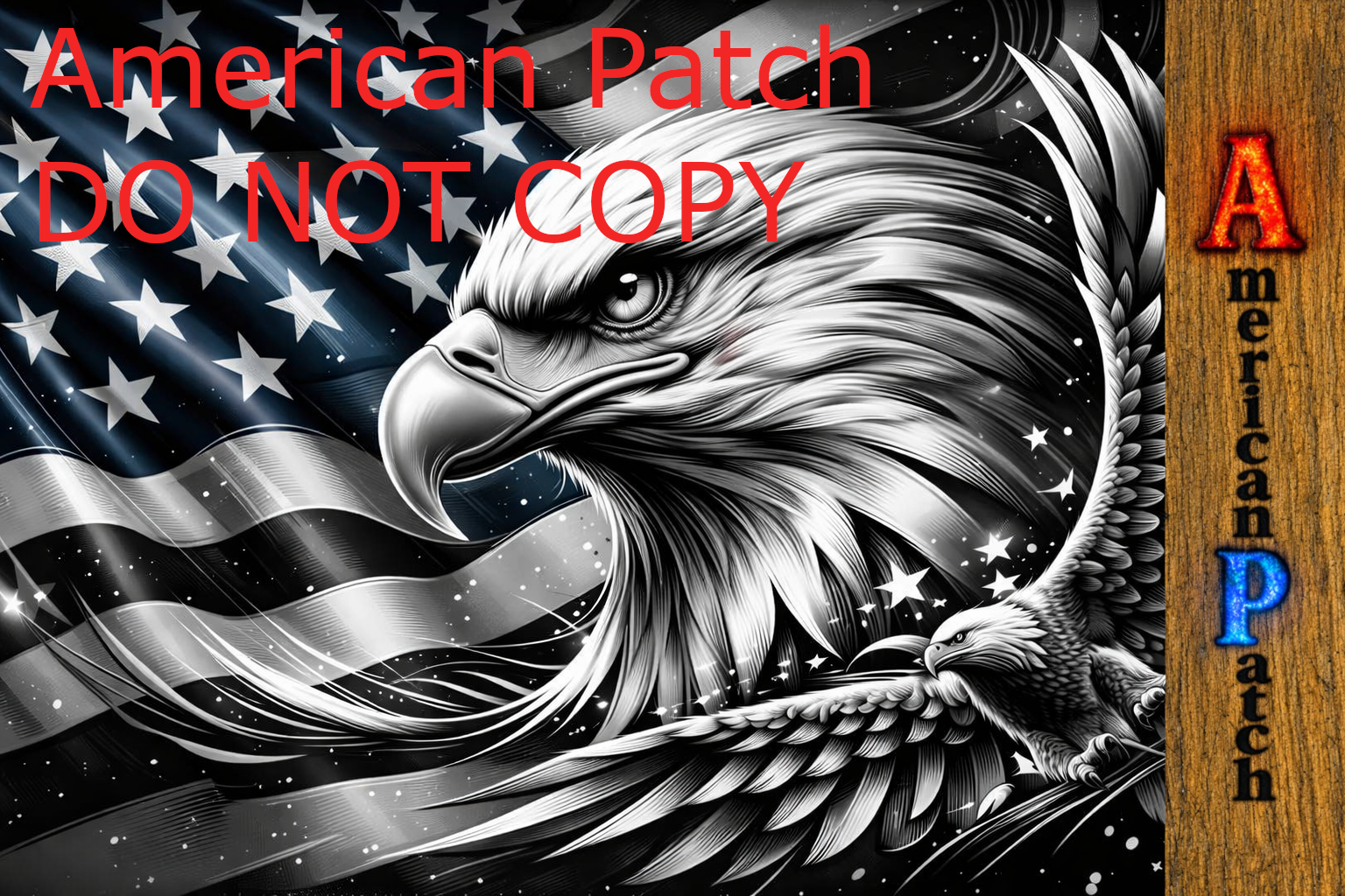 Patriotic Eagle Tumbler – 20oz Stainless Steel